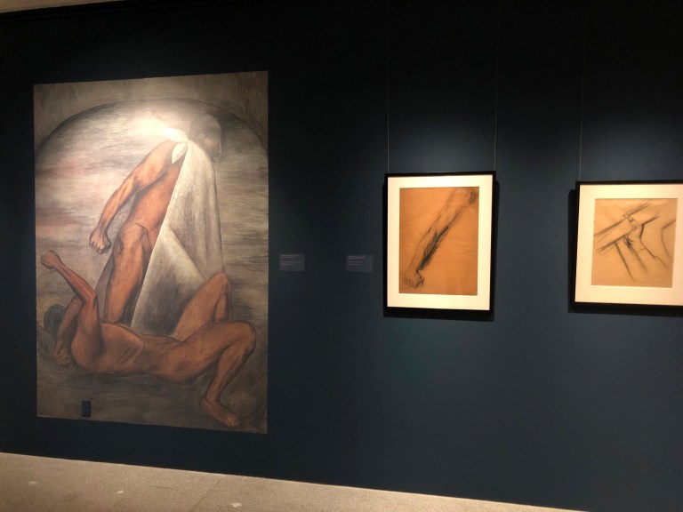 Una exposición muestra el proceso creativo del muralista mexicano José Clemente Orozco