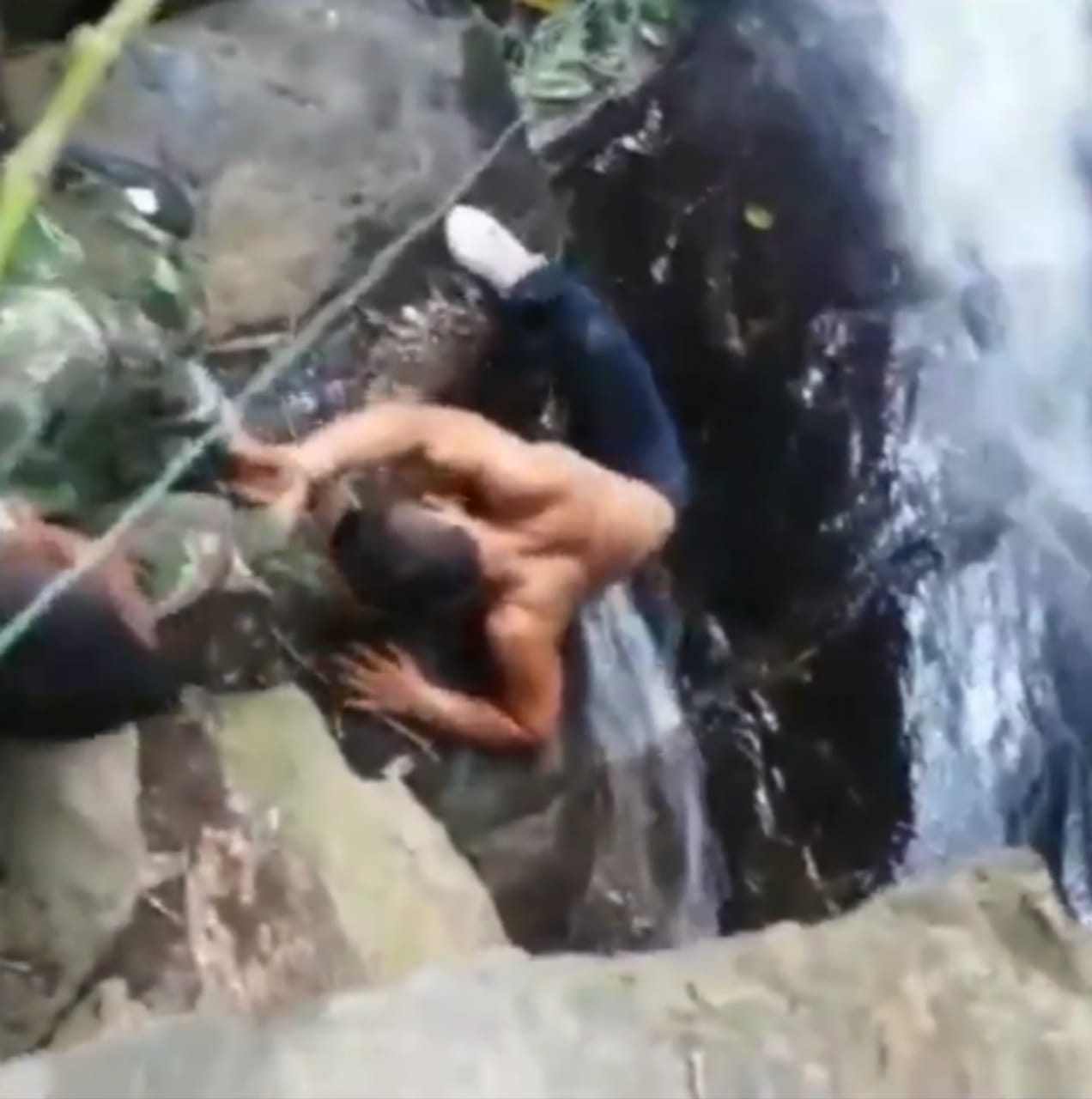 Rescate en Medellín.