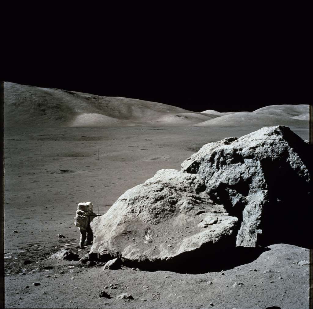 Harrison Schmitt, uno de los científicos que llegó a la Luna en la misión Apolo 17.