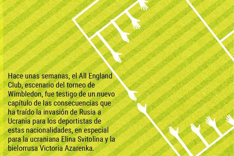 El mundo no es como lo pintan: La guerra en Ucrania también se libra en las canchas de tenis