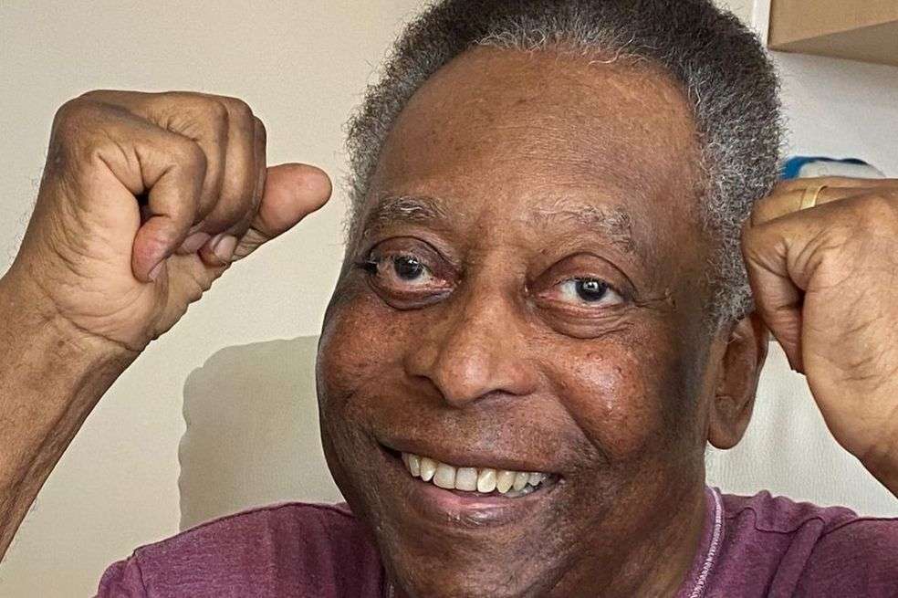 Pelé compartió la buena noticia a través de su cuenta de Instagram.