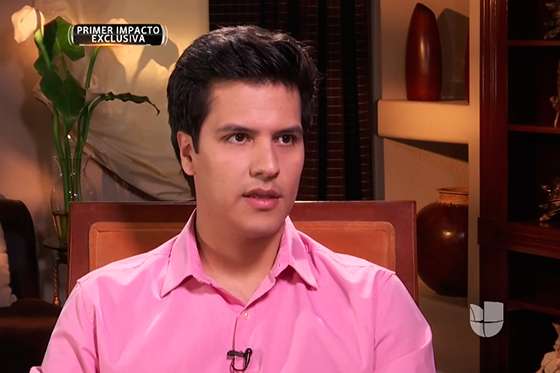 Luis Alberto Aguilera en el programa "Primer Impacto".