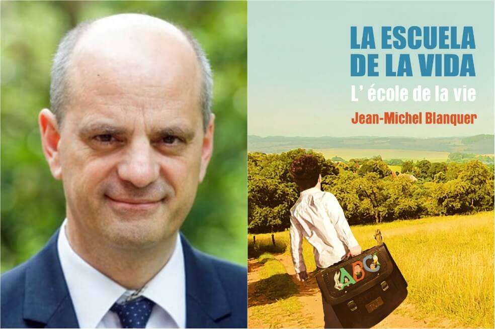 El francés Jean-Michel Blanquer recibió el Dcotorado Honoris Causa en Ciencias Sociales. Su obra "La esencia de la vida" es un repaso de su experiencia en embajadas y en su tiempo de docente. / Cortesía Unisimón