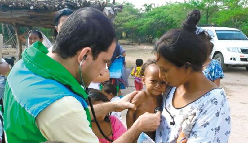 Jornadas de salud en La Guajira. / ICBF