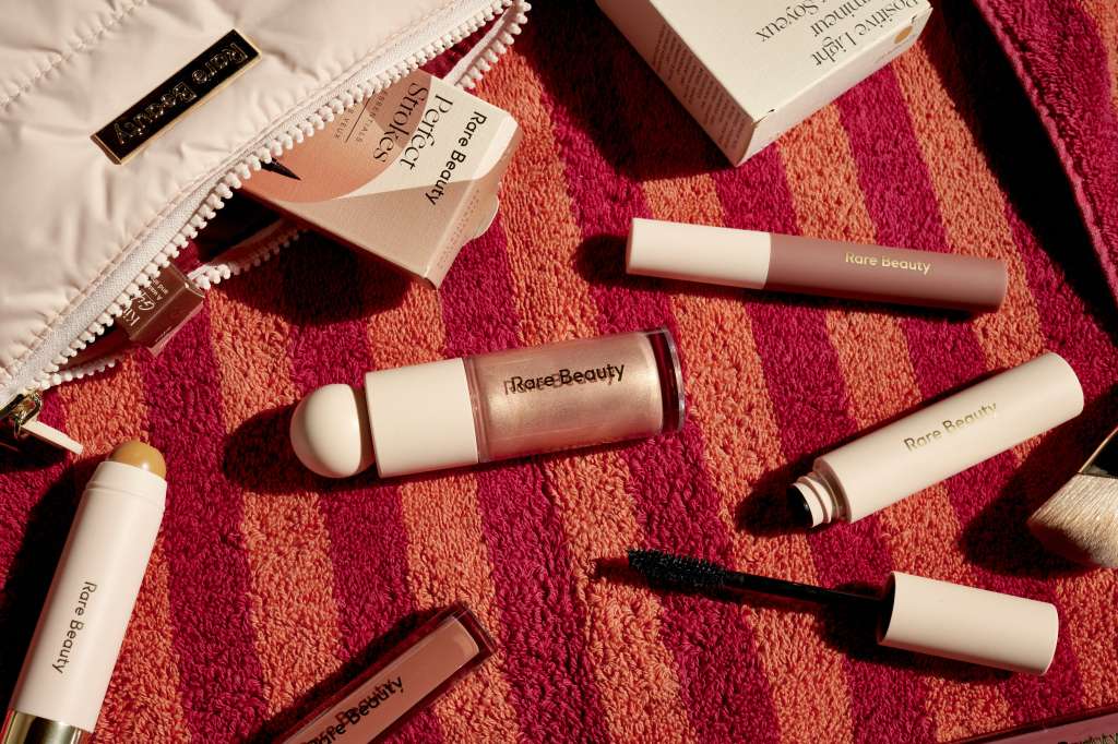 Imagen de los productos de la marca de maquillaje de Selena Gómez. / Gabby Jones/Bloomberg