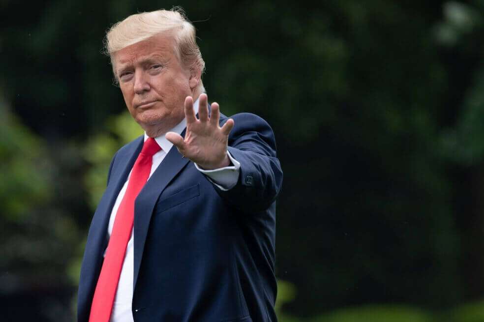 Donald Trump, presidente de los Estados Unidos. / AFP.