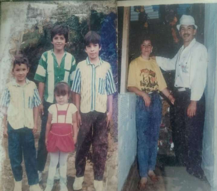 La familia de Julio Molina y Rosa María Serna. / Cortesía