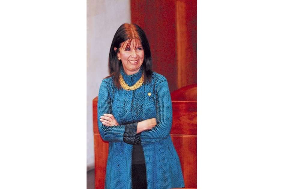 La magistrada María Victora Calle, actual presidenta de la Corte Constitucional. / Archivo - El Espectador