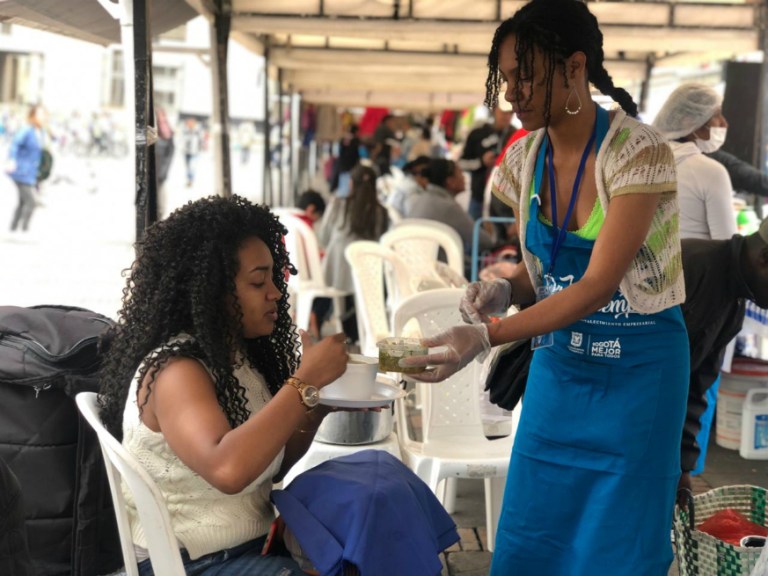 Víctimas del conflicto mostraron sus recetas en la Feria Paziempre de Bogotá