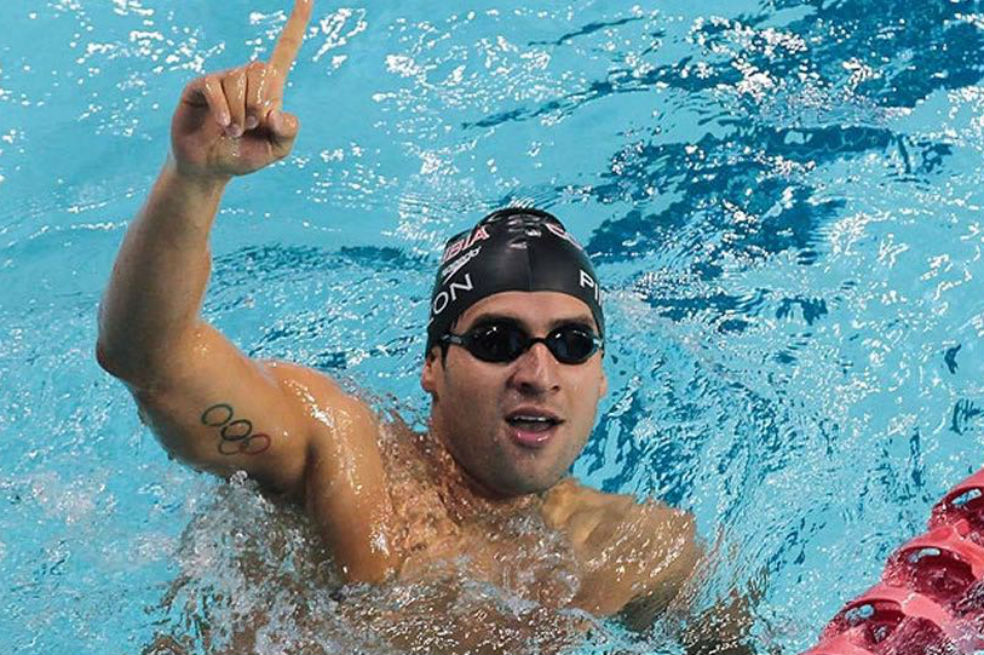 Omar Pinzón, nadador bogotano.