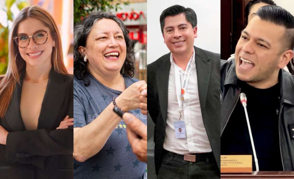 Catherine Juvinao, Angélica Lozano, Ariel Ávila y Jota Pe Hernández