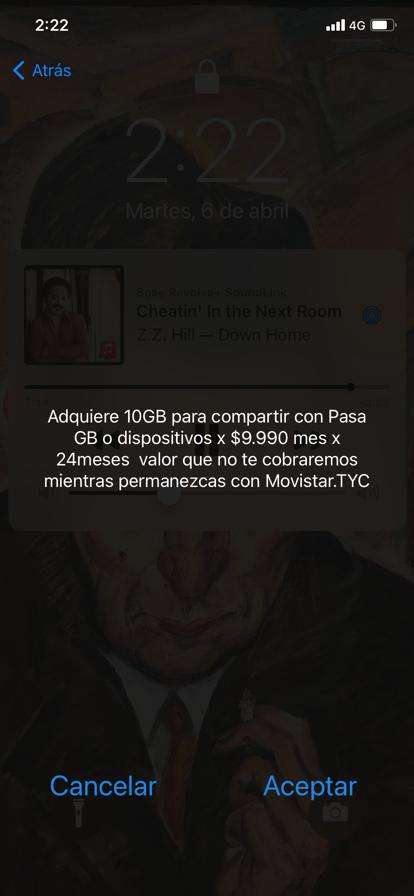 Así se ven este tipo de ofertas que llegan a los teléfonos de los usuarios.