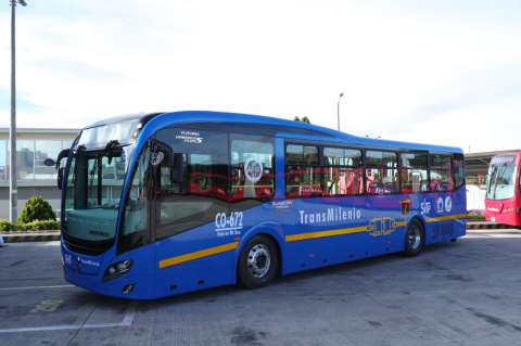 Ya llegó el primer bus eléctrico del SITP a las calles de Bogotá