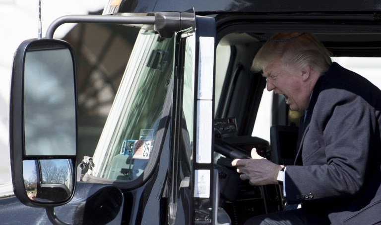 Diez imágenes que resumen la presidencia de Donald Trump