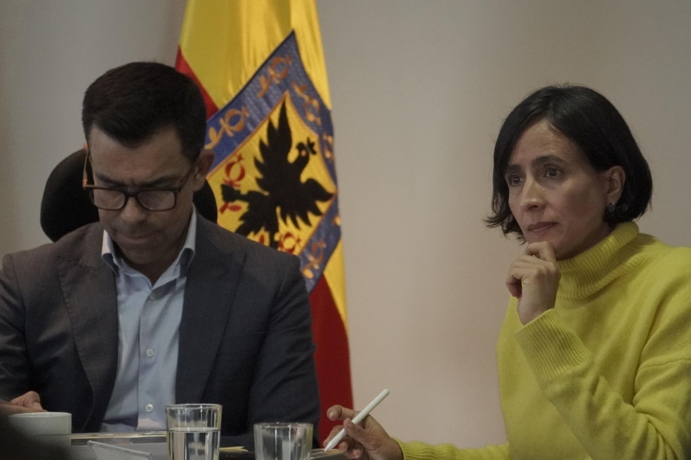 La ministra de Ambiente, Susana Muhamad, durante la instalación de la Mesa Técnica con la Gobernación de Cundinamarca, Alcaldía de Bogotá y la CAR Cundinamarca.