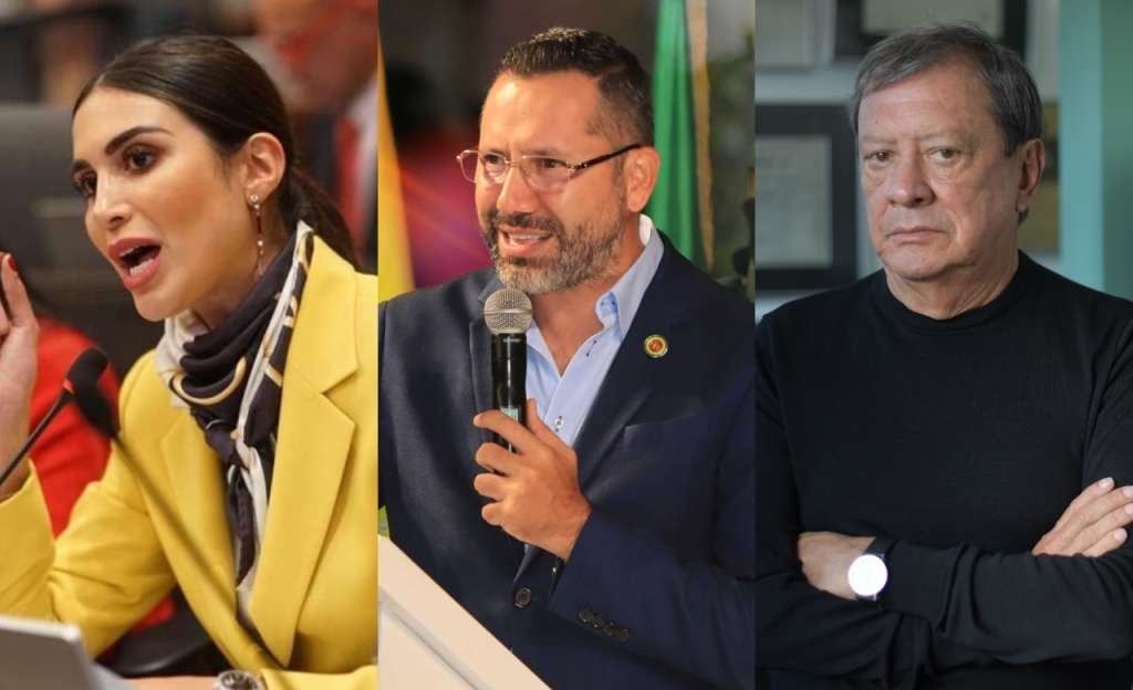 Saray Robayo, Jaime Andrés Beltrán y Mario Hernández