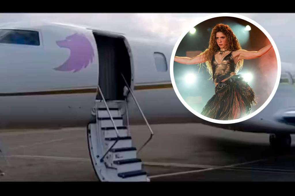 El lujoso avión de Shakira. Así es el interior del jet donde viajan Milan y Sasha