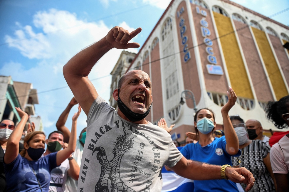 Protestas contra Miguel Díaz-Canel en Cuba