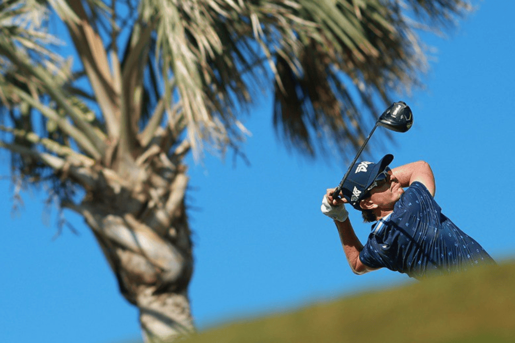 Nicolás Echavarría, en el WWT Championship.