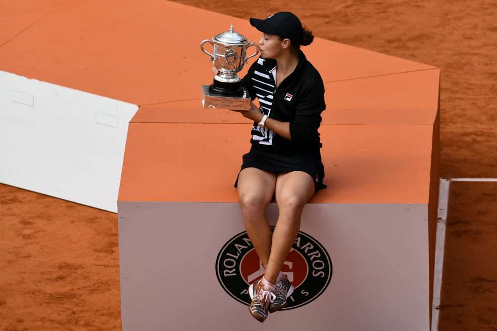 La australiana Ashleigh Barty ha ganado cinco títulos a sus 23 años. / AFP