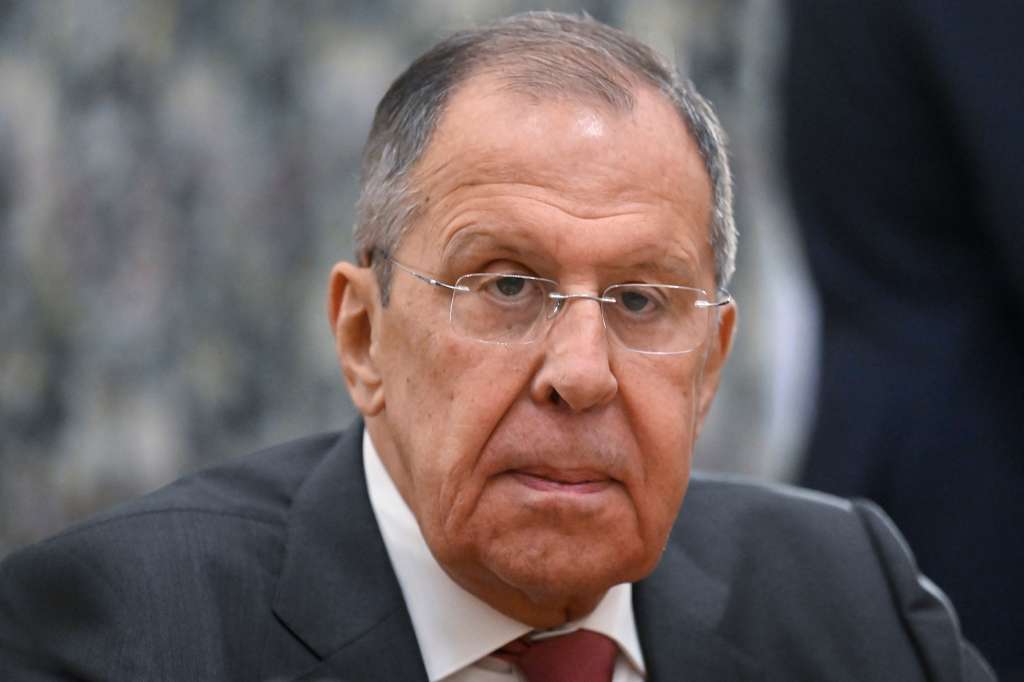 Moscow (Russian Federation), 27/10/2024.- Russian Foreign Minister Sergei Lavrov attends a meeting with his Kuwaiti counterpart in Moscow, Russias, 28 October 2024. (Rusia, Moscú) EFE/EPA/ALEXANDER NEMENOV / POOL