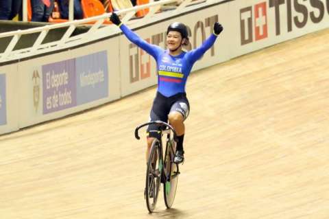 Colombia cerró la Copa de Naciones de pista con los dos oros de Martha Bayona