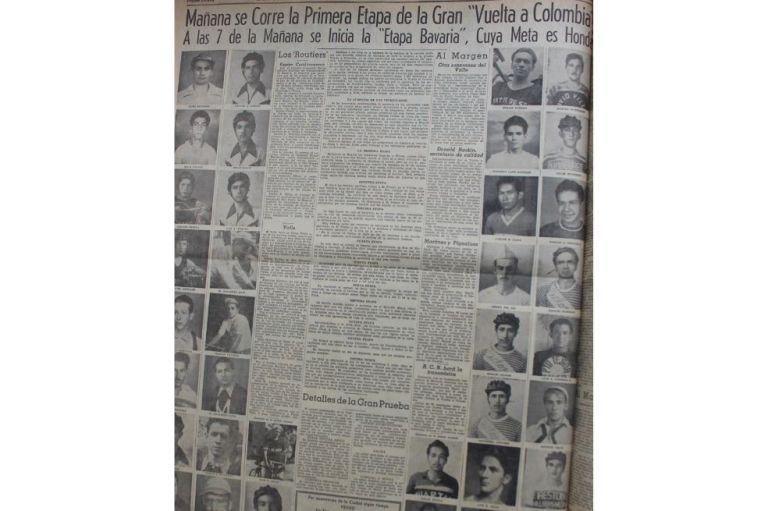 Así anunció El Espectador el inicio de la primera edición de la Vuelta a Colombia, carrera que se organizó gracias al impulso de corredores como 'el Zipa' Forero.