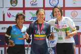 Carolina Munévar se colgó el oro en la Copa Mundo de Ruta Paracycling en Tailandia