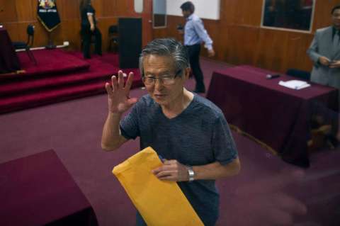 Fujimori tenía una celda con todas las comodidades