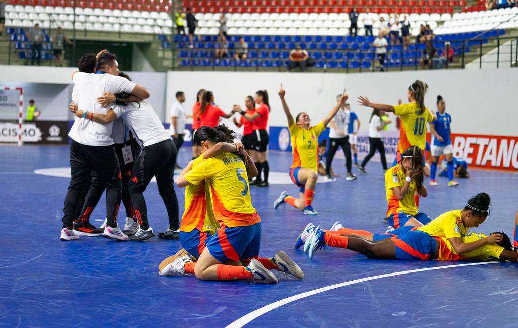 Colombia se consagró en el Sudamericano Femenino Sub-20 de Futsal
