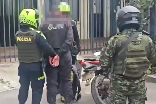 Momento de captura del repartidor en Normandía.