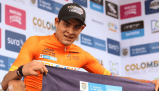 Con clase, Diego Camargo defendió su liderato en la Vuelta a Colombia