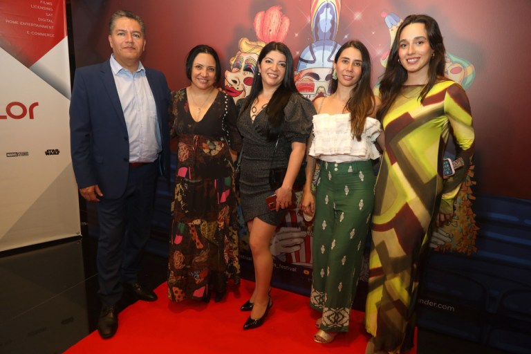 Armando Aguilar, Yesenia Niño, Nancy Johanna Vargas, María Paula Rojas y  Daniela Gómez