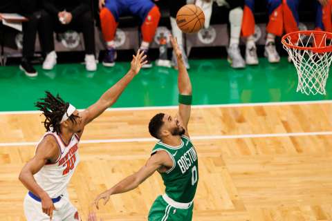 Empezó la NBA: Boston Celtics, vigentes campeones, vapulearon a los Knicks