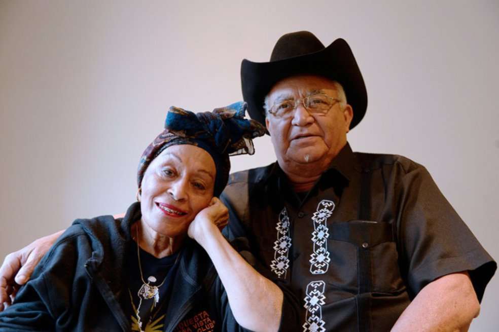 Omara Portuondo y Elíades Ochoa son dos de los sobrevivientes más emblemáticos del proyecto Buena Vista Social Club. / AFP