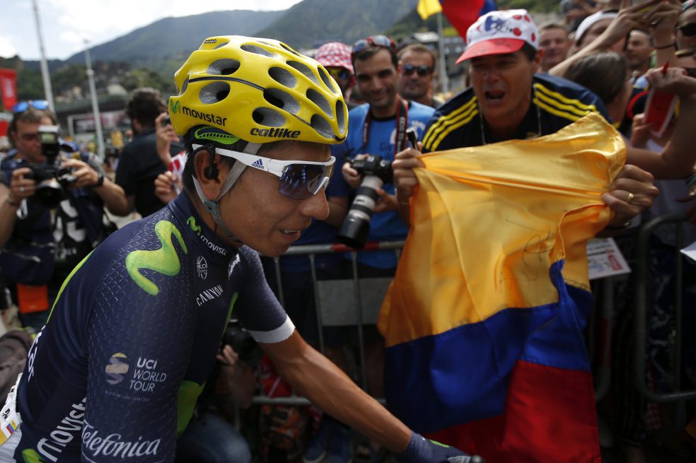 Nairo Quintana, protagonista del Tour. / EFE