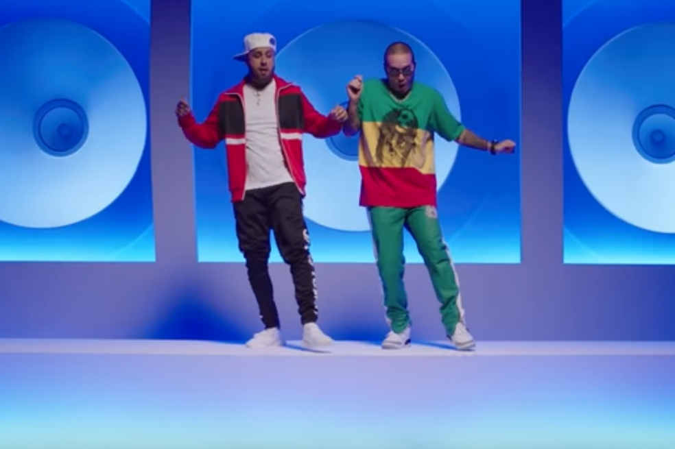 Nicky Jam y J. Balvin. / Captura de pantalla de YouTube