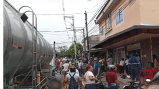 Bloquean vía en la que tractomula arrolló a niña de 9 años en Barrancabermeja
