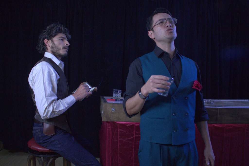 Imagen de una de las escenas de la obra "Los Niños del África", que se presenta en La sala. / Cortesía Compañía Quinta Picota