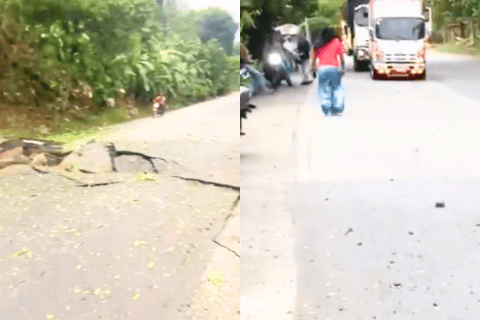 Ataque del ELN con explosivos en la vía entre Medellín y la Costa Atlántica