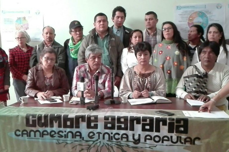 Cumbre Agraria convoca a movilización nacional por masacre en Tumaco