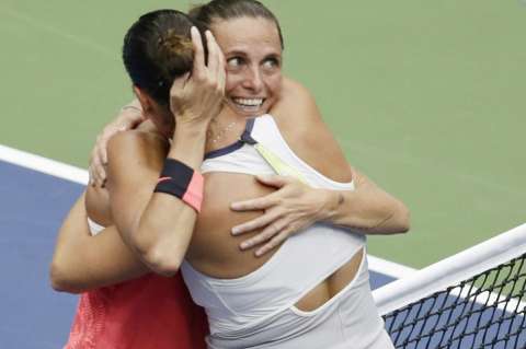 Pennetta y Vinci esperan que su final de US Open haya "alegrado los corazones"