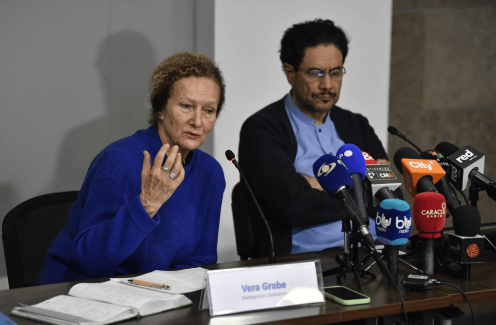 Vera Grabe, jefe negociadora del Gobierno en diálogos con el ELN, habló sobre la disposición de esa guerrilla en la mesa de paz.