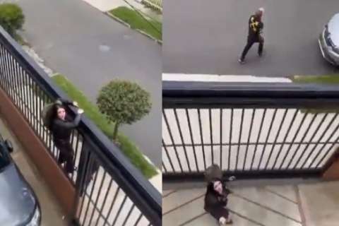 Mujer entró a robar a un edificio en Bogotá y quedó atrapada cuando iba a escapar