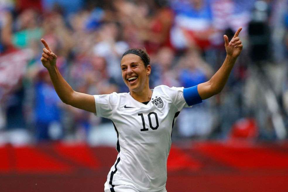 Carli Lloyd anotó 134 goles con la selección de Estados Unidos.