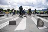 En fotos: comerciantes protestan por la cuarentena en Bogotá y afectan la movilidad de la ciudad
