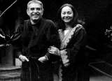 Gabriel García Márquez y Mercedes Barcha desde el armario