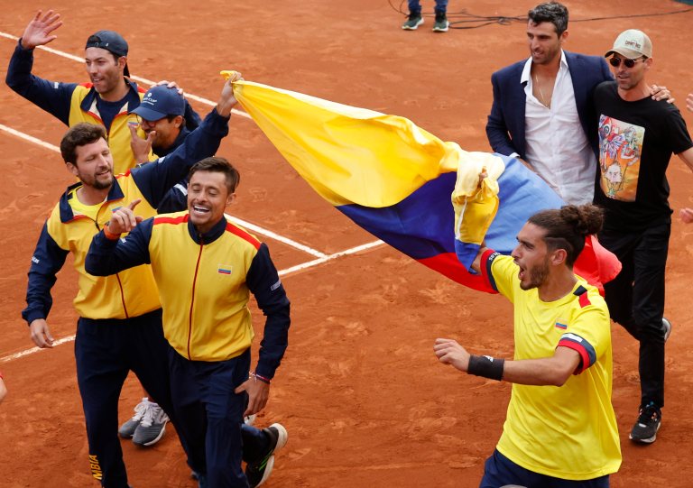 Colombia al Grupo Mundial de Copa Davis, espectacular remontada sobre Luxemburgo