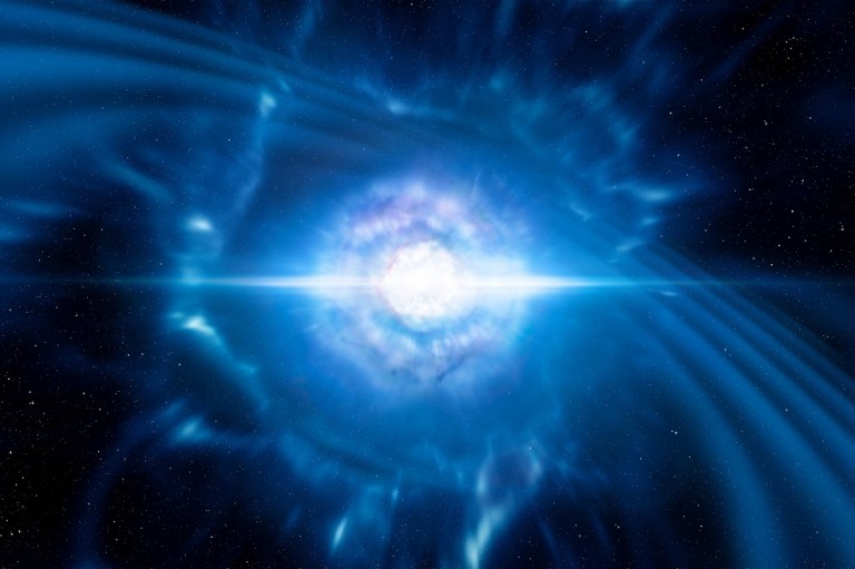 La “explosión perfecta” de dos estrellas antes de convertirse en un agujero negro