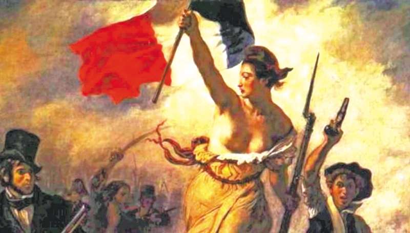 “La Libertad guiando al pueblo” (1830) es un cuadro pintado por Eugène Delacroix. El lienzo representa una escena del 28 de julio de 1830, cuando el pueblo de París levantó barricadas. / Archivo particular